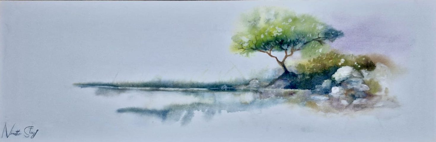 Sitting at the waterside is a favorite passtime of mine.